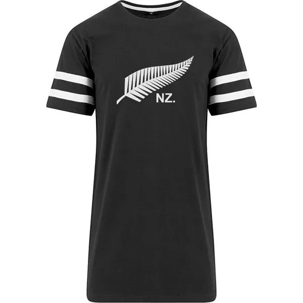 Rugby Vintage - New Zealand Stripe T-Shirt - Black